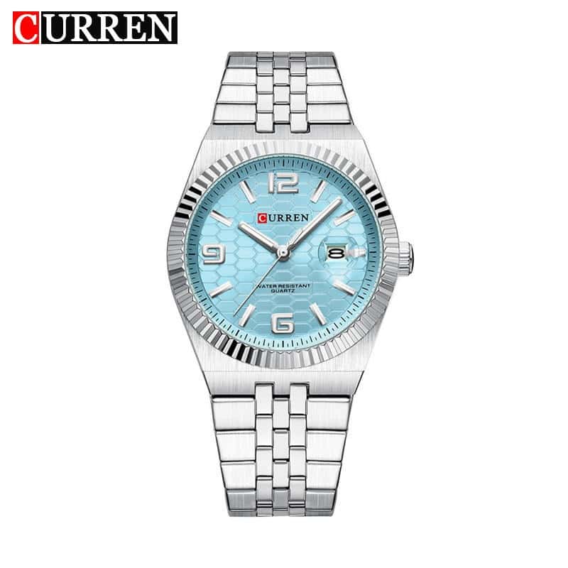 Curren 8498 CH For Women - Silver Sky 