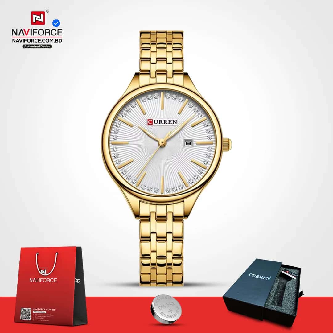 Curren-9099-For-Women-–-Gold-White